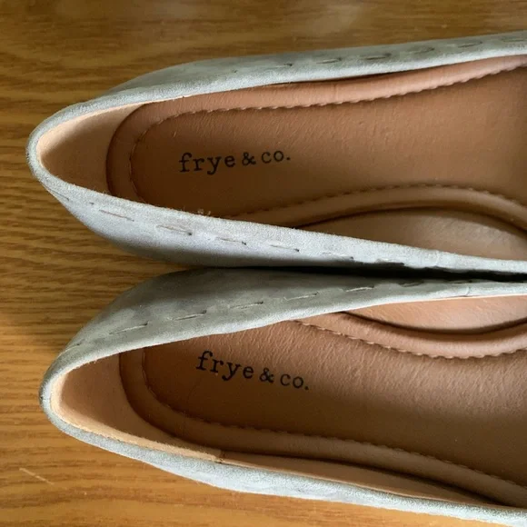 Frye Taupe Suede Flats - Picture 3 of 16